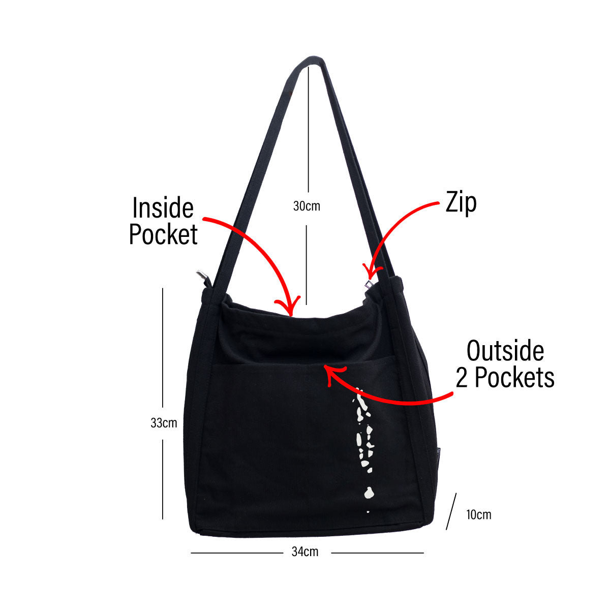 Jazeera Tote Black